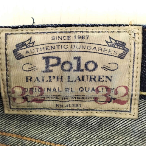 ポロラルフローレン POLO RALPH LAUREN ジップフライデニムパンツ メンズ 32×32