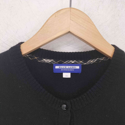バーバリーブルーレーベル BURBERRY BLUE LABEL クルーネックカーディガン レディース EUR:38