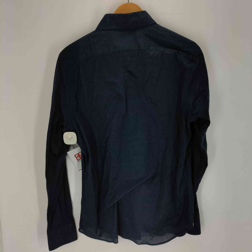 フィナモレ FINAMORE イタリア製 コットンL/Sシャツ メンズ JPN:L