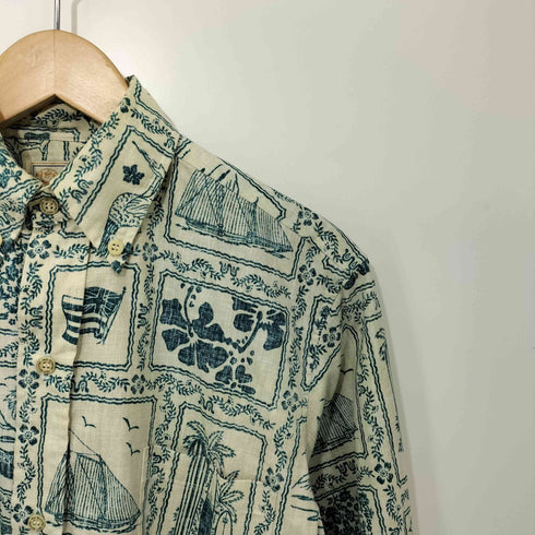 レインスプーナー Reyn Spooner ラハイナセーラー ロングスリーブアロハシャツ メンズ import:XS