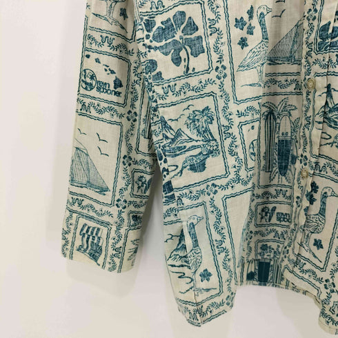レインスプーナー Reyn Spooner ラハイナセーラー ロングスリーブアロハシャツ メンズ import:XS