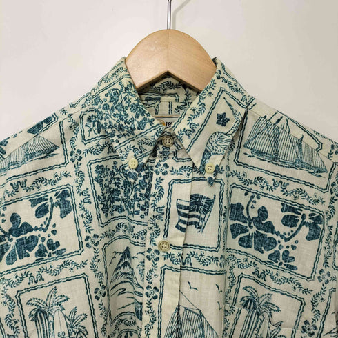 レインスプーナー Reyn Spooner ラハイナセーラー ロングスリーブアロハシャツ メンズ import:XS