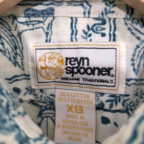 レインスプーナー Reyn Spooner ラハイナセーラー ロングスリーブアロハシャツ メンズ import:XS