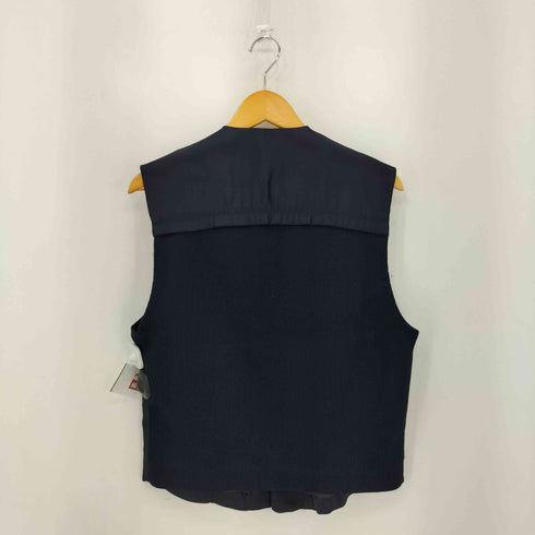 イッセイミヤケメン ISSEY MIYAKE MEN 96SS 銀タグ ステッチ ナイロン バックニット切替 6B ベスト メンズ JPN:L