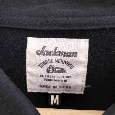 ジャックマン Jackman Heavy Sweat Stretch Coach Jacket ヘビー スウェット コーチ ジャケット メンズ JPN:M