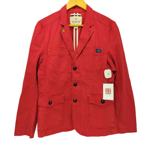 スコッチアンドソーダ SCOTCH&SODA コットンワークテーラードジャケット メンズ import:S