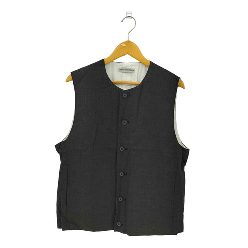 イッセイミヤケメン ISSEY MIYAKE MEN 00SS 銀タグ レーヨン 中綿 パデッド クルーネック 6B ベスト メンズ JPN:3