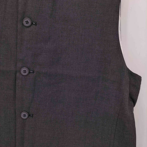 イッセイミヤケメン ISSEY MIYAKE MEN 00SS 銀タグ レーヨン 中綿 パデッド クルーネック 6B ベスト メンズ JPN:3