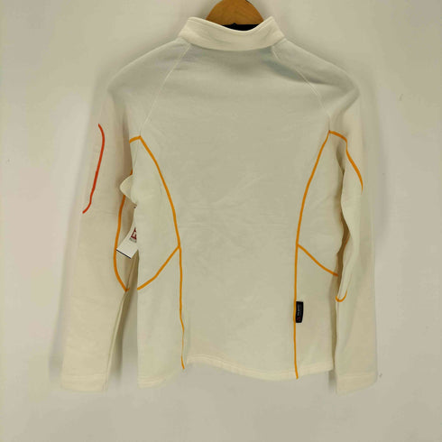 モンベル mont bell 裏フリース ロゴ刺繍ハーフジップトップス レディース JPN:M