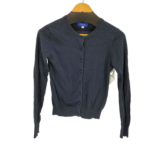 ブルーレーベルクレストブリッジ BLUE LABEL CRESTBRIDGE シルク混クルーネックカーディガン レディース JPN:38