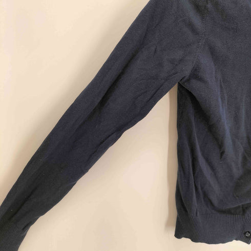 ブルーレーベルクレストブリッジ BLUE LABEL CRESTBRIDGE シルク混クルーネックカーディガン レディース JPN:38