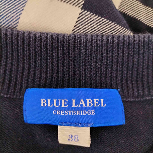 ブルーレーベルクレストブリッジ BLUE LABEL CRESTBRIDGE ニットドッキングワンピース レディース 38