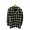 イッセイミヤケメン ISSEY MIYAKE MEN 97SS 銀タグ 縮絨 シワ 切替 ブロックチェック 3B テーラードジャケット メンズ JPN:L