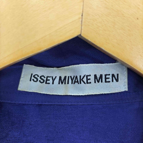 イッセイミヤケメン ISSEY MIYAKE MEN 96AW 銀タグ レーヨンナイロン 開襟 オープンカラー パジャマシャツ メンズ JPN:L
