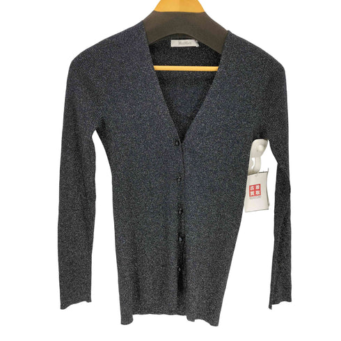 マックスマーラ MAX MARA ラメ ニットカーディガン レディース
