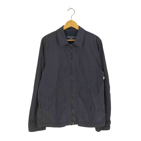 コムデギャルソンオム COMME des GARCONS HOMME 08SS AD2007 ストライプ Dポケ スウィングトップ メンズ JPN:M
