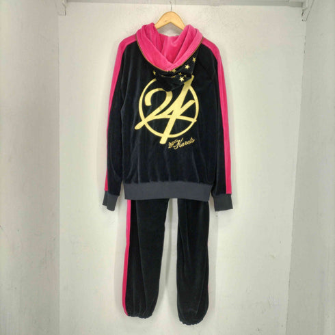 トゥエンティーフォーカラッツ 24karats ベロアパーカー ジャージセットアップ メンズ L