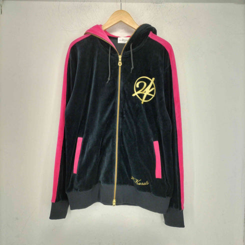 トゥエンティーフォーカラッツ 24karats ベロアパーカー ジャージセットアップ メンズ L