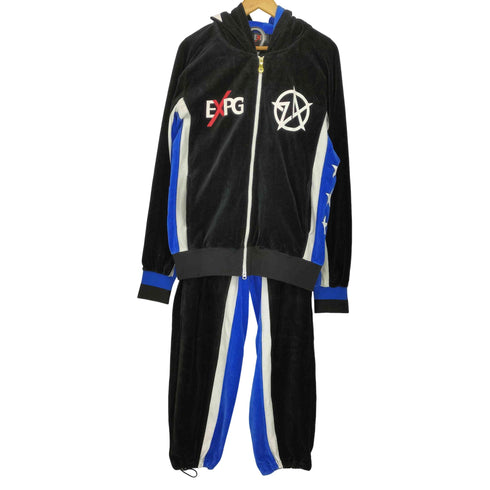 トゥエンティーフォーカラッツ 24karats EXPG ベロアパーカー ジャージセットアップ メンズ L