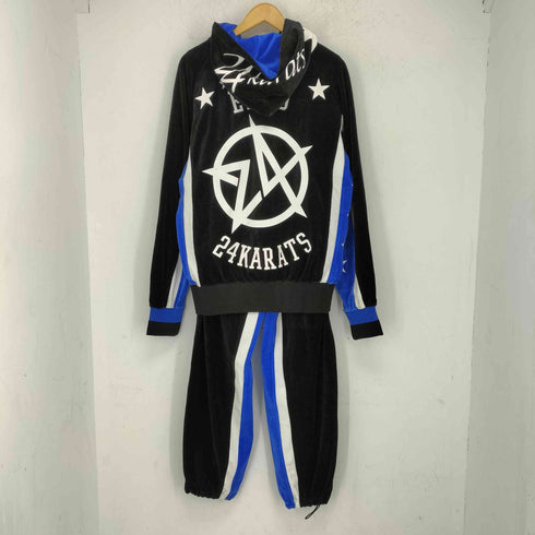 トゥエンティーフォーカラッツ 24karats EXPG ベロアパーカー ジャージセットアップ メンズ L