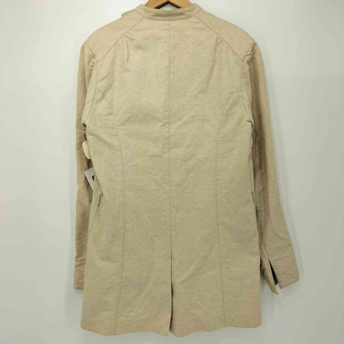 jantar mantar viator コットンリネン混 ボタンレスジャケット メンズ