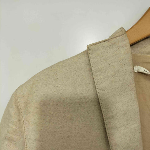 jantar mantar viator コットンリネン混 ボタンレスジャケット メンズ