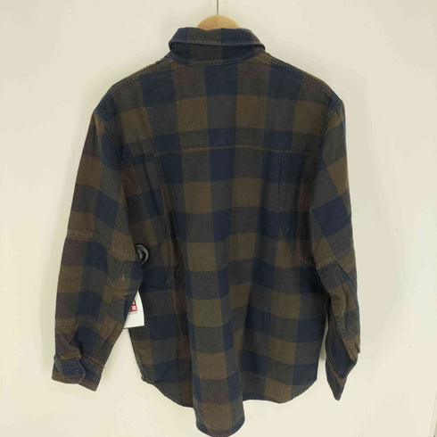 ポストオーバーオールズ POST OVERALLS 日本製 フラップポケット レギュラーカラー L/S フランネルシャツ メンズ import:M