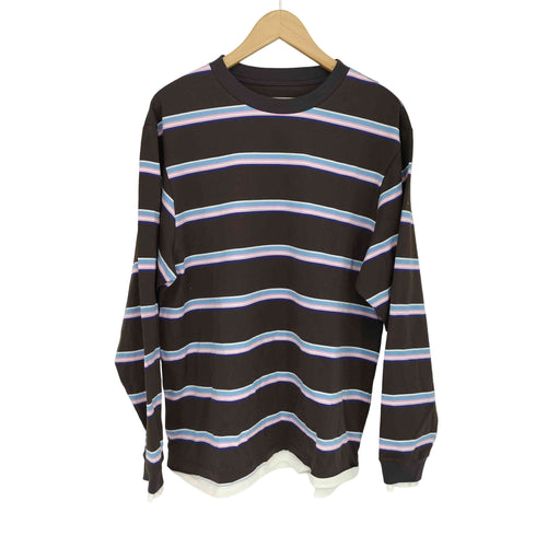 ジェーンスミス JANE SMITH ボーダー レイヤード ロングスリーブTシャツ レディース JPN:M