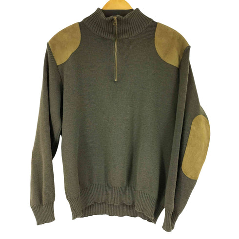 PEREGRINE ハーフジップショルダーエルボーパッチコマンドセーター メンズ import:L