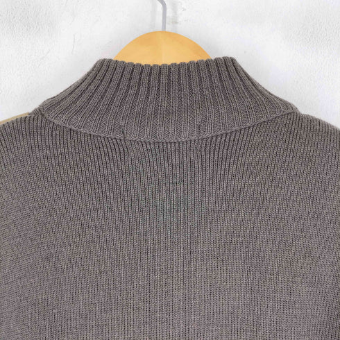 PEREGRINE ハーフジップショルダーエルボーパッチコマンドセーター メンズ import:L