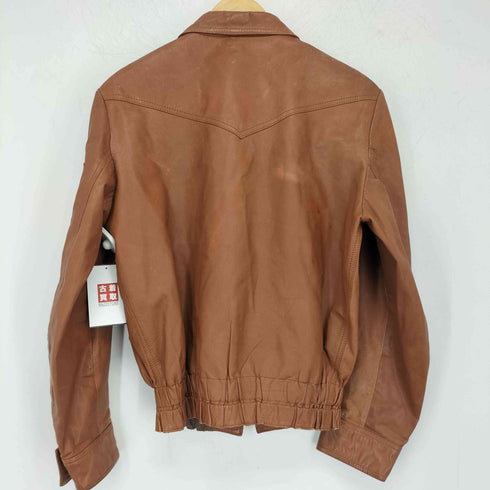 ジップアップレザージャケット レディース JPN:L