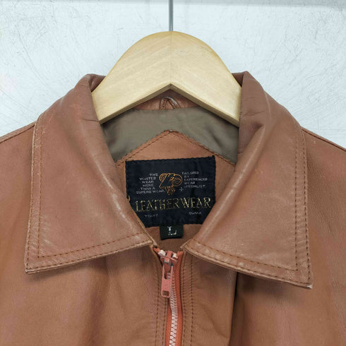 ジップアップレザージャケット レディース JPN:L