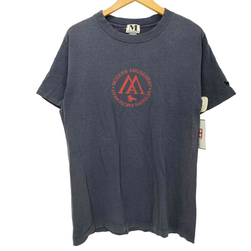Modern Amusement 90S ロゴプリント ショートスリーブクルーネックTシャツ メンズ import:M
