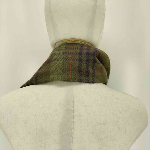 マドモアゼルノンノン mademoiselle NON NON PURE CASHMERE カシミヤチェックマフラー レディース