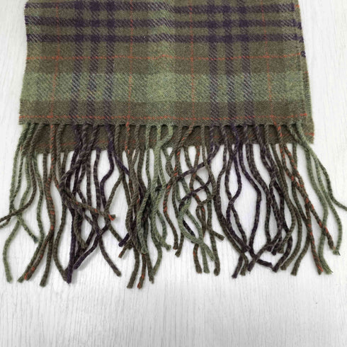 マドモアゼルノンノン mademoiselle NON NON PURE CASHMERE カシミヤチェックマフラー レディース
