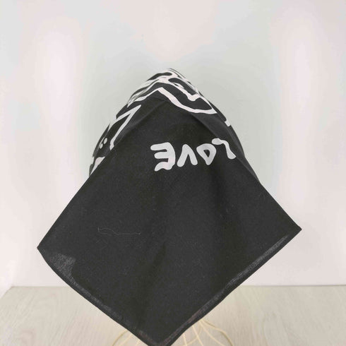 サカイ Sacai ONE LOVE プリント スカーフ レディース