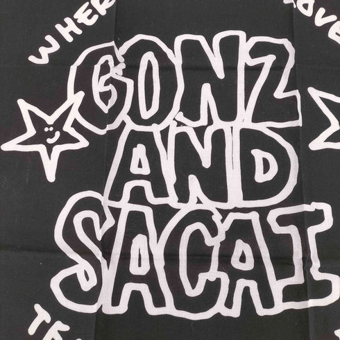 サカイ Sacai ONE LOVE プリント スカーフ レディース