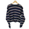ジェーンスミス JANE SMITH COTTON MULTI BORDER LONG SLEEVE T-SHIRT レディース JPN:38