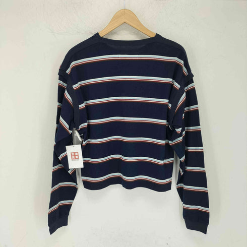 ジェーンスミス JANE SMITH COTTON MULTI BORDER LONG SLEEVE T-SHIRT レディース JPN:38