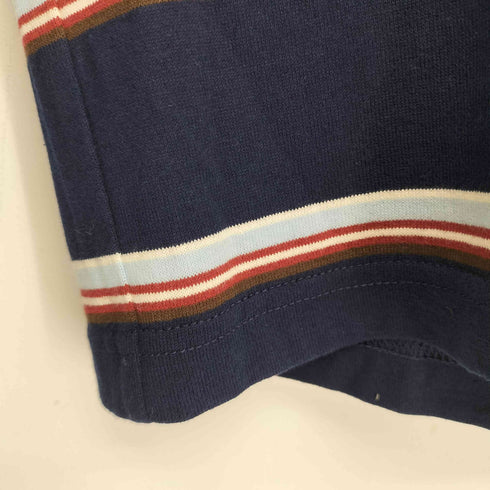 ジェーンスミス JANE SMITH COTTON MULTI BORDER LONG SLEEVE T-SHIRT レディース JPN:38