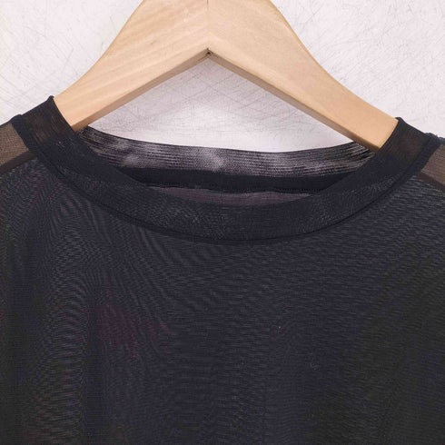 ジェーンスミス JANE SMITH NYLON SHEER NET LONG SLEEVE T-SHIRT レディース