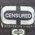 CENSURED イタリア製 ラムレザー リブ切替 ジップアップジャケット レディース import:XL