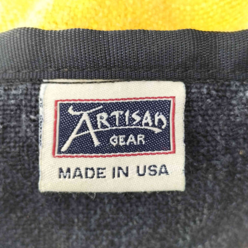 アルチザン ARTISAN USA製 リネン バイカラー ウエストポーチ ボディバッグ メンズ