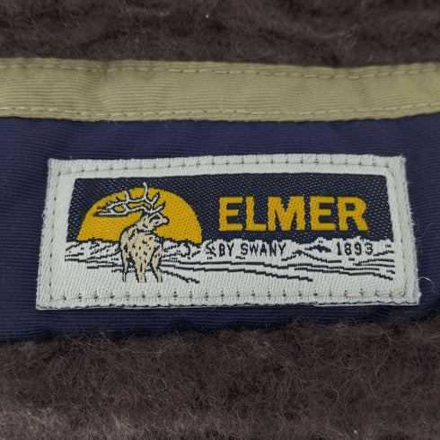 ELMER BY SWANY ロゴパッチ ボア 切替 手袋 メンズ JPN:S