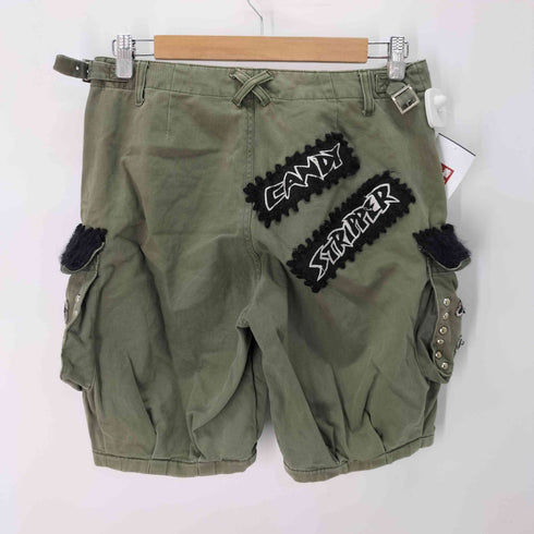 キャンディストリッパー Candy Stripper スカルワッペン スタッズハーフカーゴパンツ メンズ FREE