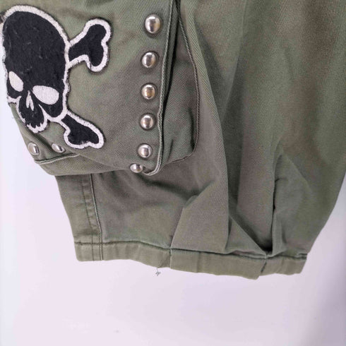 キャンディストリッパー Candy Stripper スカルワッペン スタッズハーフカーゴパンツ メンズ FREE