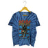 バンドプリント タイダイ染め クルーネックTシャツ メンズ import:L