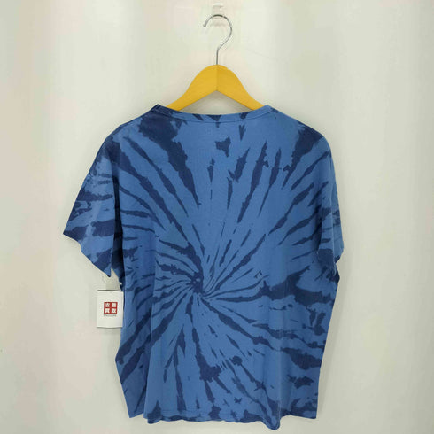 バンドプリント タイダイ染め クルーネックTシャツ メンズ import:L