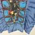 バンドプリント タイダイ染め クルーネックTシャツ メンズ import:L
