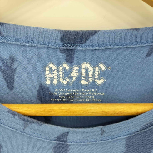 バンドプリント タイダイ染め クルーネックTシャツ メンズ import:L